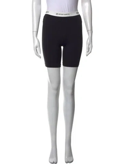 Pre-owned Sporty And Rich Mini Shorts In Black