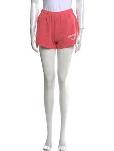Pre-owned Sporty And Rich Mini Shorts In Pink