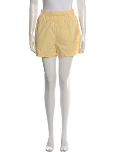 Pre-owned Sporty And Rich Mini Shorts In Yellow