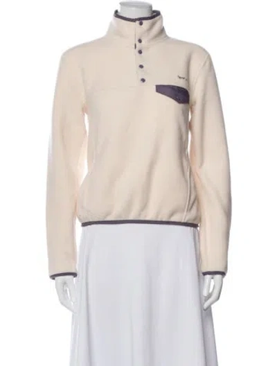 Pre-owned Sporty And Rich Mock Neck Sweater In Pink