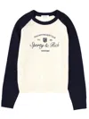 Sporty And Rich Sporty & Rich Multicolour Cashmere Wool Sweater In White