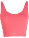 Sporty And Rich Cropped Tank N.03 In Red