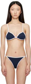 Sporty And Rich Navy Kate Bikini Top
