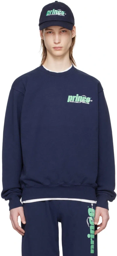 Sporty And Rich Navy Prince Edition Rebound Sweatshirt
