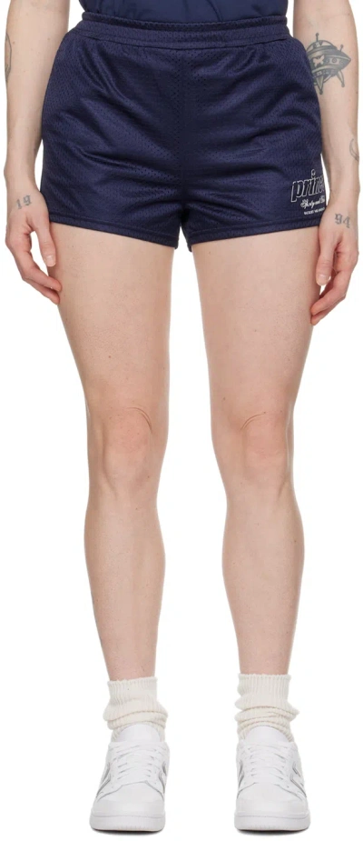 Sporty And Rich Navy Prince Edition Shorts