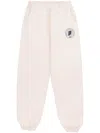Sporty And Rich Net Logo-print Cotton Sweatshirt In White