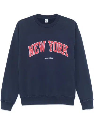 SPORTY AND RICH NEW YORK IVY SWEATSHIRT
