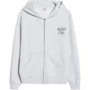 Sporty And Rich Sporty & Rich New York Racquet Club Full Zip Fleece Hoodie In Gray