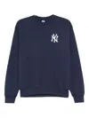 Sporty And Rich Yankees Crew Neck Sweatshirt In Blue