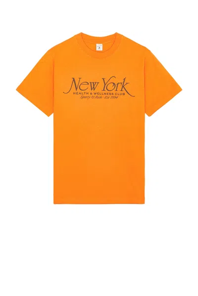 Sporty And Rich Ny 94 T-shirt In Squash