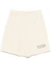 Sporty And Rich Cotton Ny 94 Sweatshorts In Neutrals