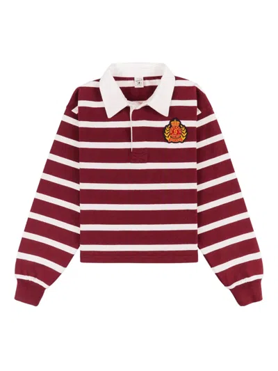 Sporty And Rich Ny Crest Sweatshirt In Red