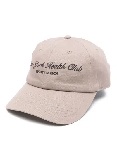 Sporty And Rich Ny Health Club Cap In Brown