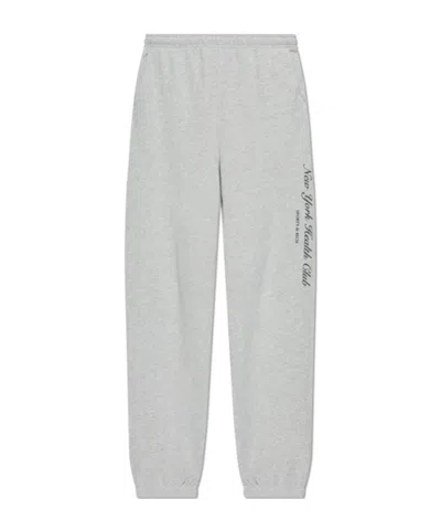 Sporty And Rich Ny Health Club Trousers In Gray