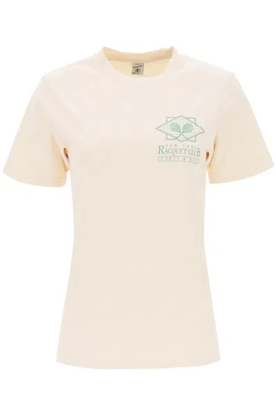 SPORTY AND RICH 'NY RACQUET CLUB' T-SHIRT