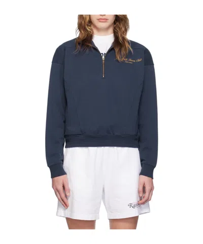 Sporty And Rich Ny Tennis Club Sweater In Blue