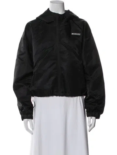 Pre-owned Sporty And Rich Nylon Jacket In Black