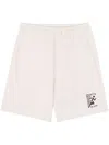 Sporty And Rich Olympic Gym Cotton Track Shorts In Neutrals