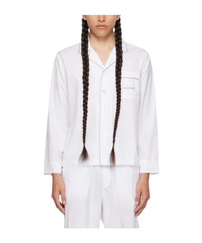 Sporty And Rich Pajamas Shirt In White