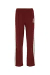 Sporty And Rich Crown Logo-embroidered Woven Track Jogging Bottoms