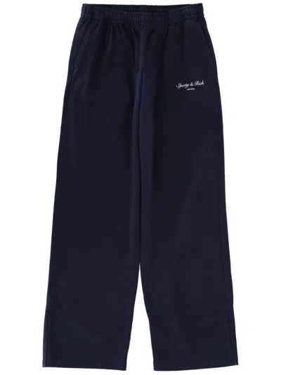 Sporty And Rich Sporty&rich Pants "syracuse" In Blue