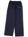 Sporty And Rich Pants With Logo In Blue