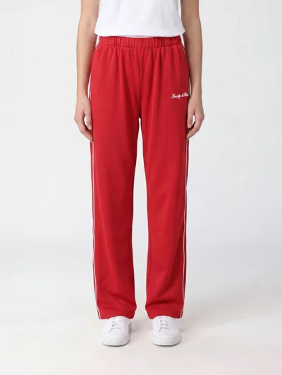 Sporty And Rich Sporty &amp; Rich Pants Woman Sporty & Rich In Red