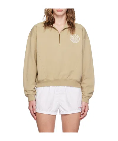 Sporty And Rich Beige 'paris Country Club' Sweatshirt In 13 Elephant