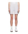 Sporty And Rich Comfortable Shorts With Side Pockets And Slits In White