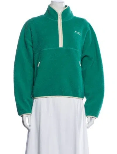 Pre-owned Sporty And Rich Performance Jacket In Green