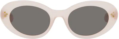 Sporty And Rich Pink Frame N.05 Sunglasses In 112 Pink Gold