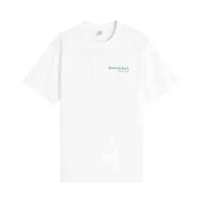 Pre-owned Sporty And Rich Sporty & Rich Play Tennis T-shirt 'white' | Women's Size L