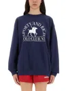 Sporty And Rich Sporty & Rich "polo Club" Sweatshirt Unisex