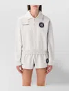 Sporty And Rich Polo Fleece With Ribbed Hem And Cuffs