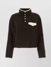 SPORTY AND RICH POLO SHIRT WITH CHEST POCKET AND LONG SLEEVES