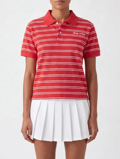 Sporty And Rich Sporty & Rich ポロシャツ レディース カラー レッド In Red