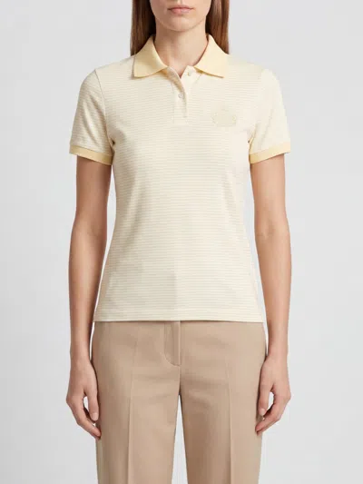 Sporty And Rich Sporty &amp; Rich Polo Shirt Woman Sporty & Rich In Yellow