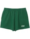 Sporty And Rich Prince Sporty Cotton Shorts In Green