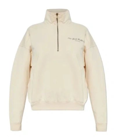 Sporty And Rich Printed Half-zipped Sweatshirt