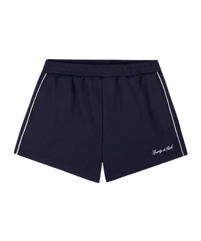 Sporty And Rich Printed Shorts In Black