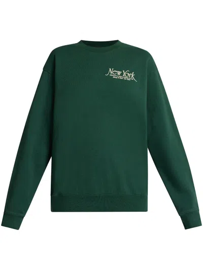 Sporty And Rich Sweatshirt Mit Print In Grün