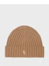 Sporty And Rich Ribbed Beanie In Neutrals