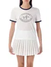 Sporty And Rich Riding Club Ringer T-shirt In White