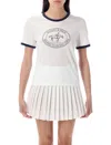 Sporty And Rich Riding Club Ringer T-shirt In White