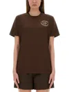 Sporty And Rich Sporty & Rich Riding Club Tshirt In Brown