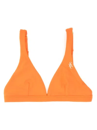 Sporty And Rich Sporty & Rich Romy Mini Sporty Top In Orange
