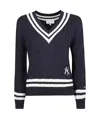 Sporty And Rich Src Cable-knit Jumper In Black
