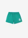 Sporty And Rich Sporty & Rich Royal Club Disco Shorts In Green