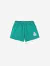 Sporty And Rich Sporty & Rich Royal Club Disco Shorts In Green