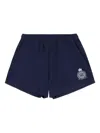 Sporty And Rich Royal Club Disco Shorts In Blue